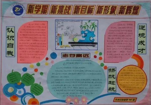 新学期新气象手抄报简单又好看图片