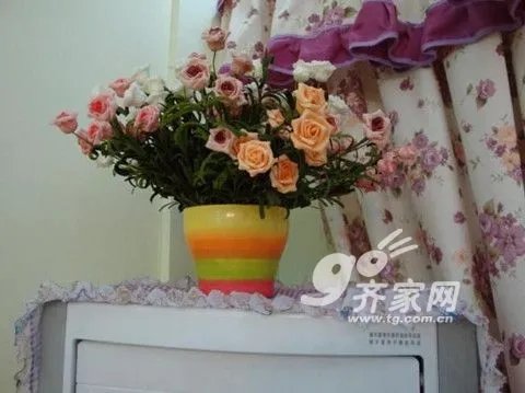 甜美的梦想 小镇姑娘20万装田园风3室