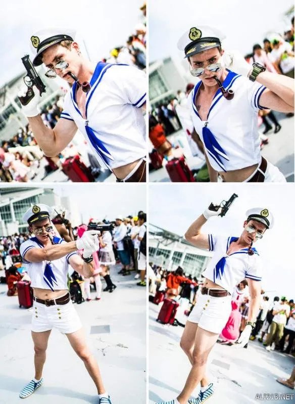 真人版拳皇特瑞！长相俊美 满身健壮肌肉简直太还原