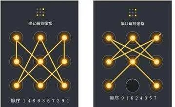 手机锁屏手势图案大全1000