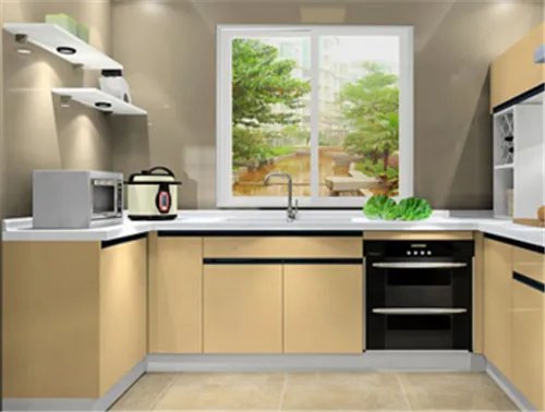 香槟色整体橱柜好看吗 香槟色整体橱柜效果图