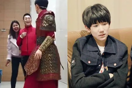 王源变身美猴王 穿着战袍有模有样