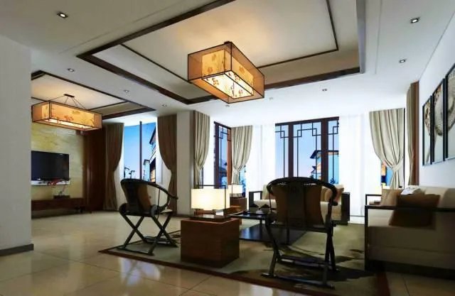 中式风格装修效果图大全 穿越明清的书香灵感