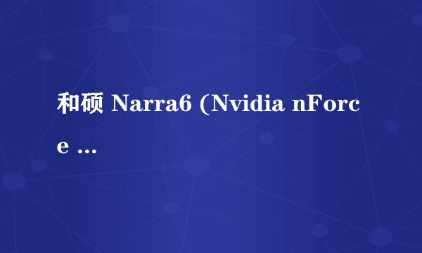 和硕 Narra6 (Nvidia nForce 430(MCP61))BIOS开机如何开启?