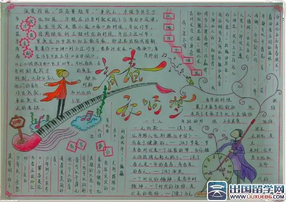 艺术节手抄报版面设计图