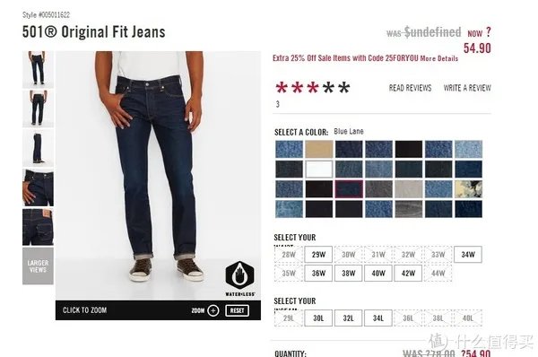 黑五levis李维斯官网海淘 501 Original Fit Jeans 及对levis的一些认识和经验