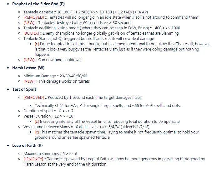 《LOL》海兽祭司 俄洛伊技能改动一览