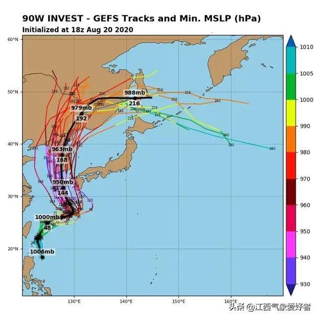 2020年8号台风巴威什么时候来，会影响我国吗？