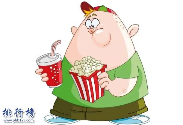 世界肥胖率最高国家排行，第一国内一半是胖子