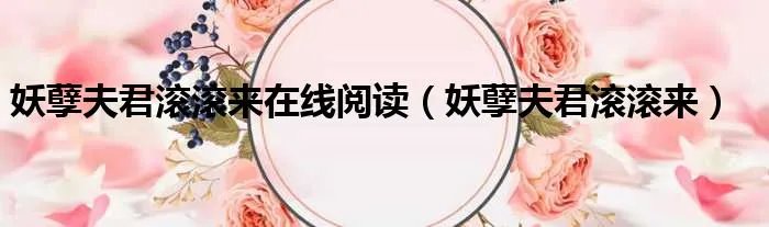 妖孽夫君滚滚来在线阅读（妖孽夫君滚滚来）