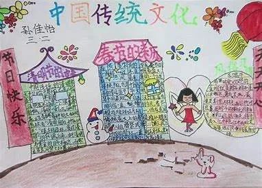 小度关于中华传统节日的手抄报