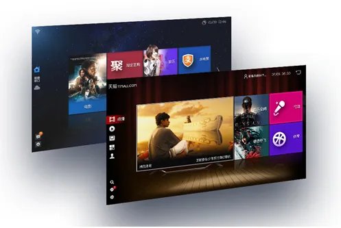 酷乐视YunOS投影电视体验云端服务