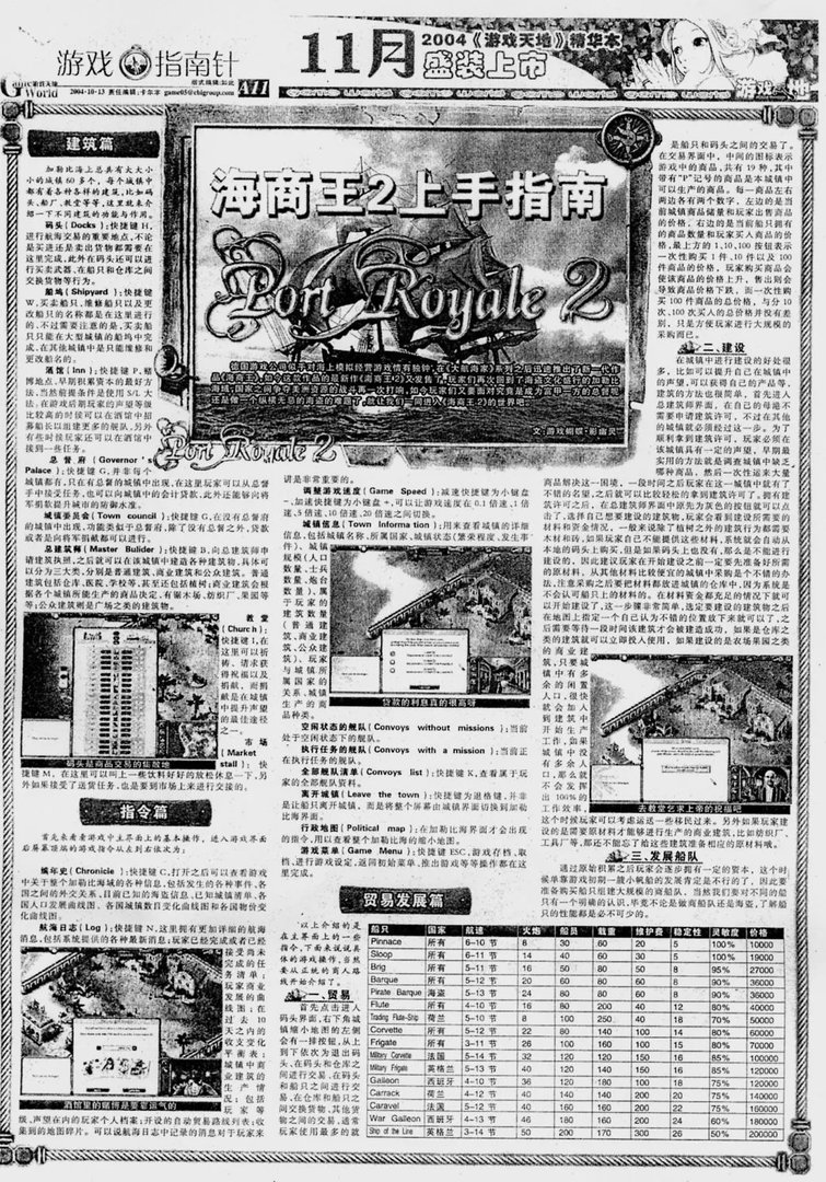 《海商王2》详尽图文攻略