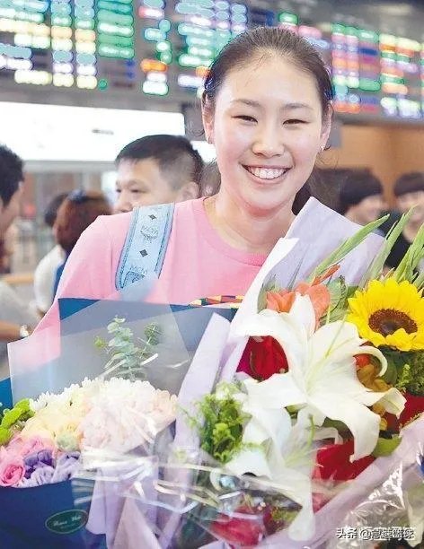中国女排颜妮生活图片