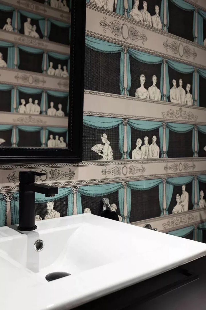 环球家居大幅装饰画，大色块，桑拿房，这处北欧公寓不一般