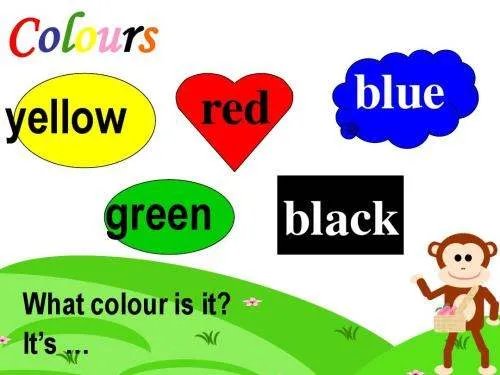 颜色英文怎么写