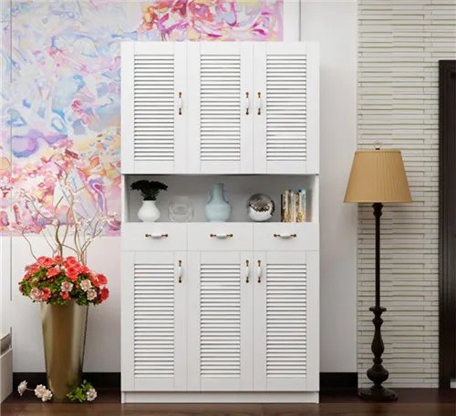 现代鞋柜效果图  2017年实用又精致的鞋柜设计