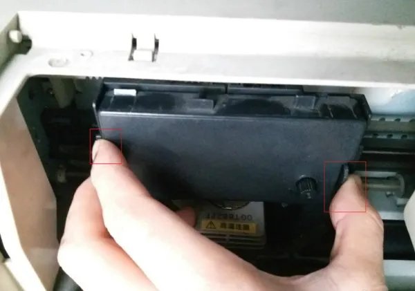 针式打印机色带的更换图