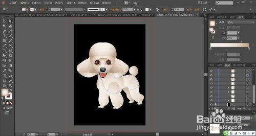 贵宾犬图片设计