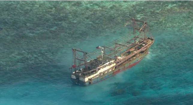 黄岩岛搁浅渔船残骸已被清除是怎么回事？