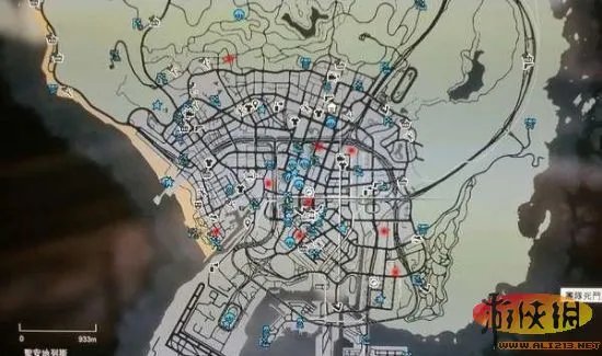 《侠盗猎车手5GTA5》 OL版帮派红圈位置图和出现时间