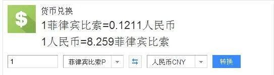 122211菲币，人民币多少