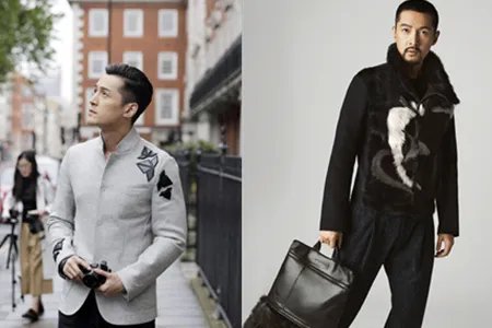 胡歌搞怪仰脸自拍 人帅心善还有才