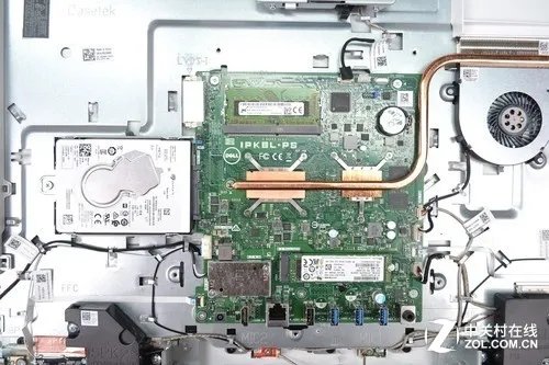 双硬盘双内存 戴尔灵越24-3477拆机图赏