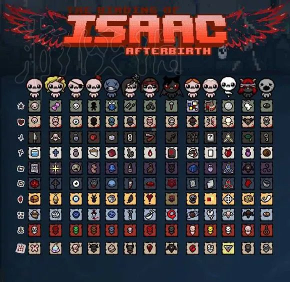 《以撒的结合：胎衣+》人物资料大全 人物属性技巧详解