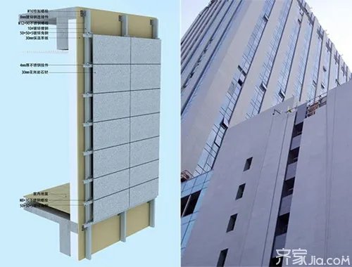 石材干挂报价表 解析:干挂天然石材的工艺操作流程
