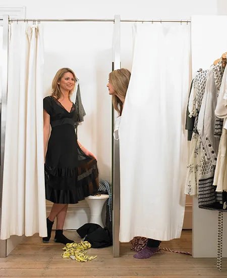 服装店试衣间尺寸及位置 商场服装店试衣间设计布置要点