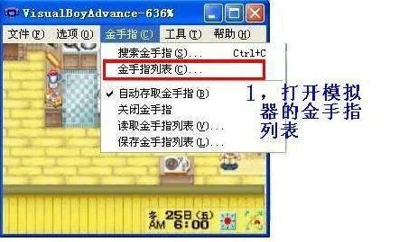 口袋妖怪红宝石金手指怎么用?