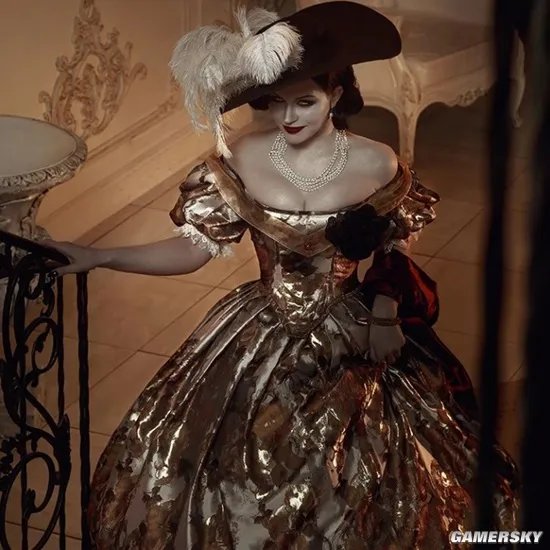 COSPLAY图赏：俄妹COS《生化8》吸血鬼夫人 雍容华贵的优雅贵妇