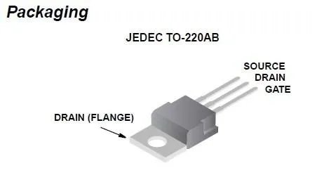 irf540n三个引脚区分