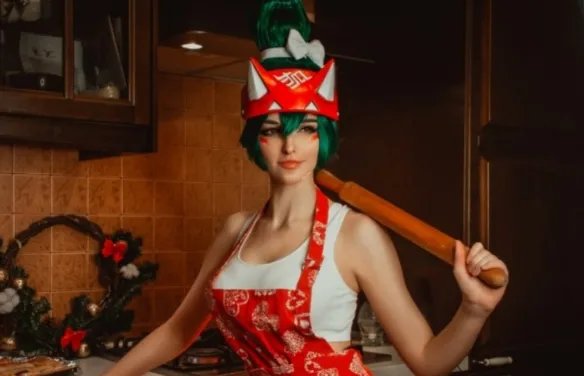 俄罗斯正妹《守望先锋》雾子COS！火辣身材超吸睛！