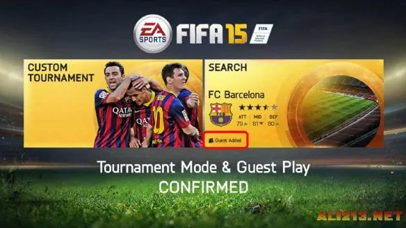 《FIFA 15》首曝截图 展示了游戏的主题界面