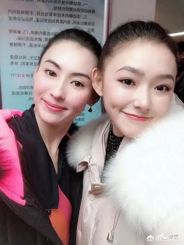 两代星女郎张柏芝林允合影,你更看好谁?