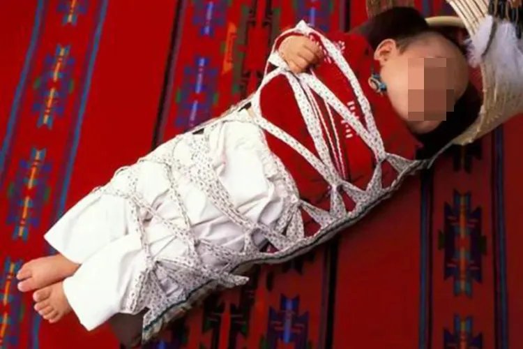 婴儿绑腿正确方法图片