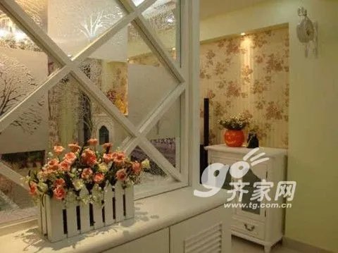 甜美的梦想 小镇姑娘20万装田园风3室