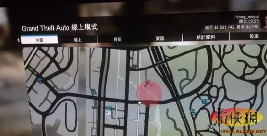 《侠盗猎车手5GTA5》 OL版帮派红圈位置图和出现时间