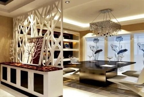 客厅花格隔断的设计要点 3款花格客厅隔断效果图