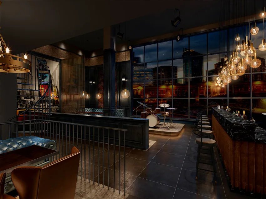 合肥酒吧装修，工业风音乐酒吧设计，给你沉浸式的体验