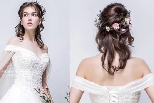 短发怎么做新娘发型 短发新娘发型编发技巧