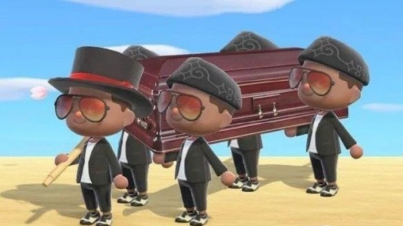 《抖音》黑人抬棺专业团队无水印表情包分享 黑哥一笑生死难料