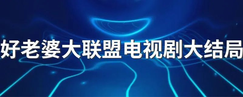 好老婆大联盟电视剧大结局 元秀芝兰回到家中