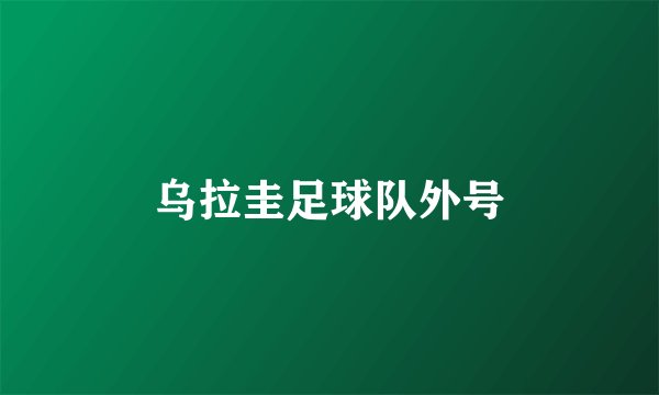 乌拉圭足球队外号