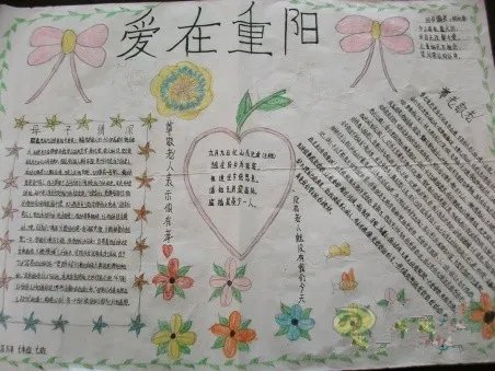 小学生重阳节手抄报内容